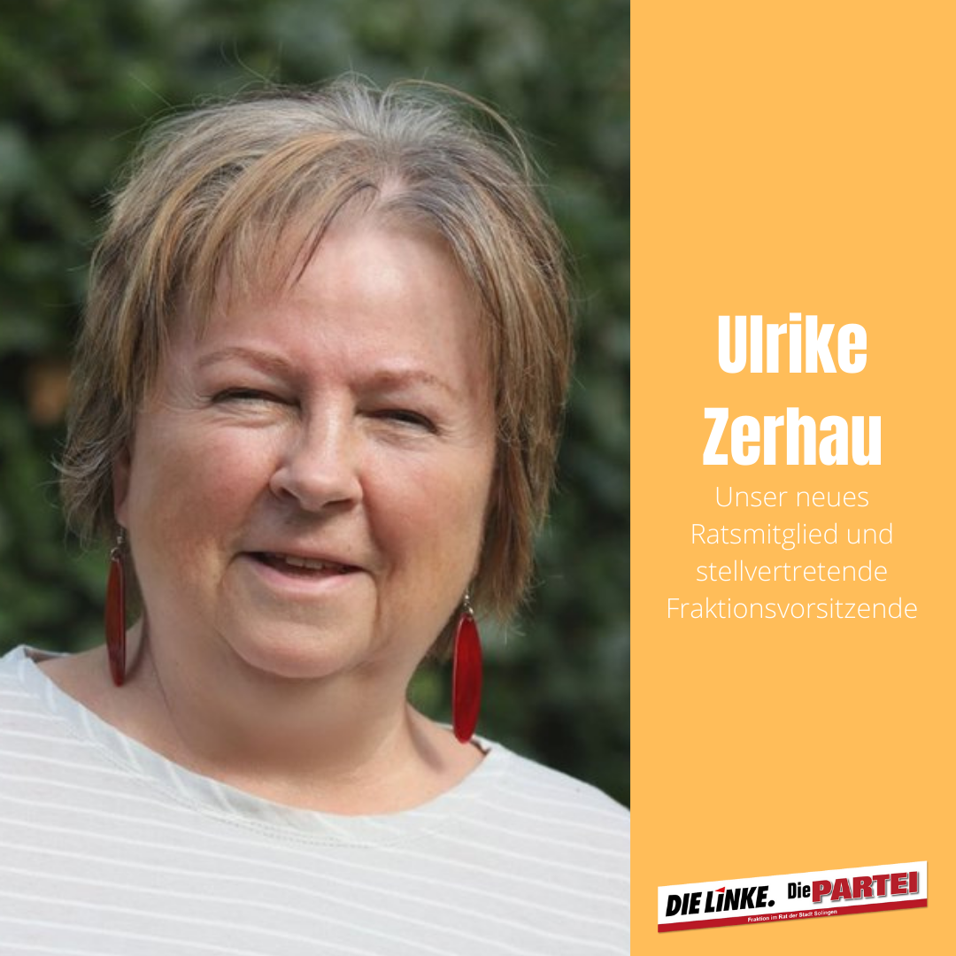 Wir begrüßen Ulrike Zerhau als neues Ratsmitglied!